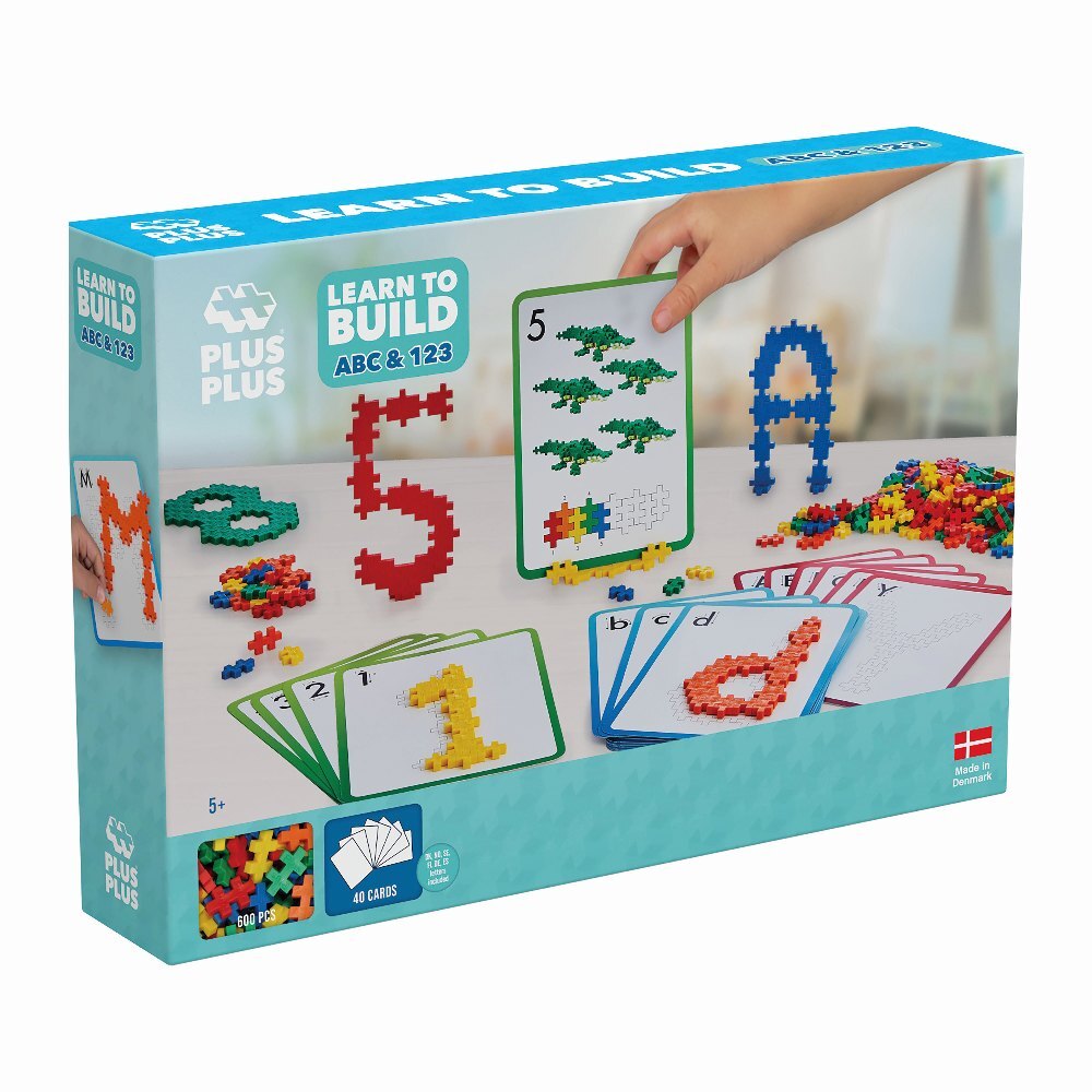 PLUS PLUS - 600 Kreativ Bausteine ABC & 123 main product photo
