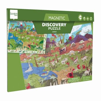 SCRATCH - Magnetpuzzle Dinosaurier gross