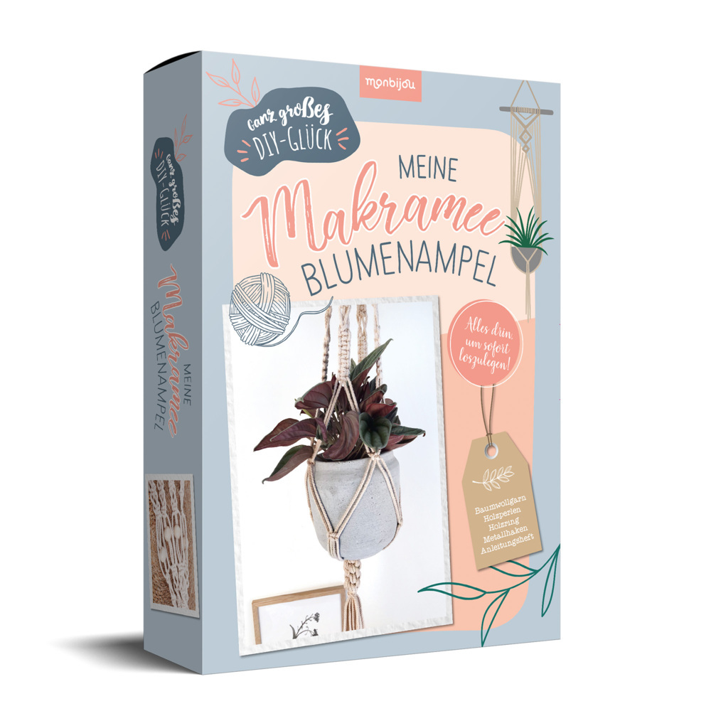 Ganz großes DIY-Glück: Meine Makramee Blumenampel main product photo