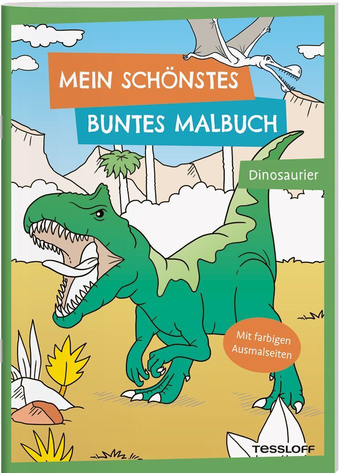 Mein schönstes buntes Malbuch. Dinosaurier main product photo