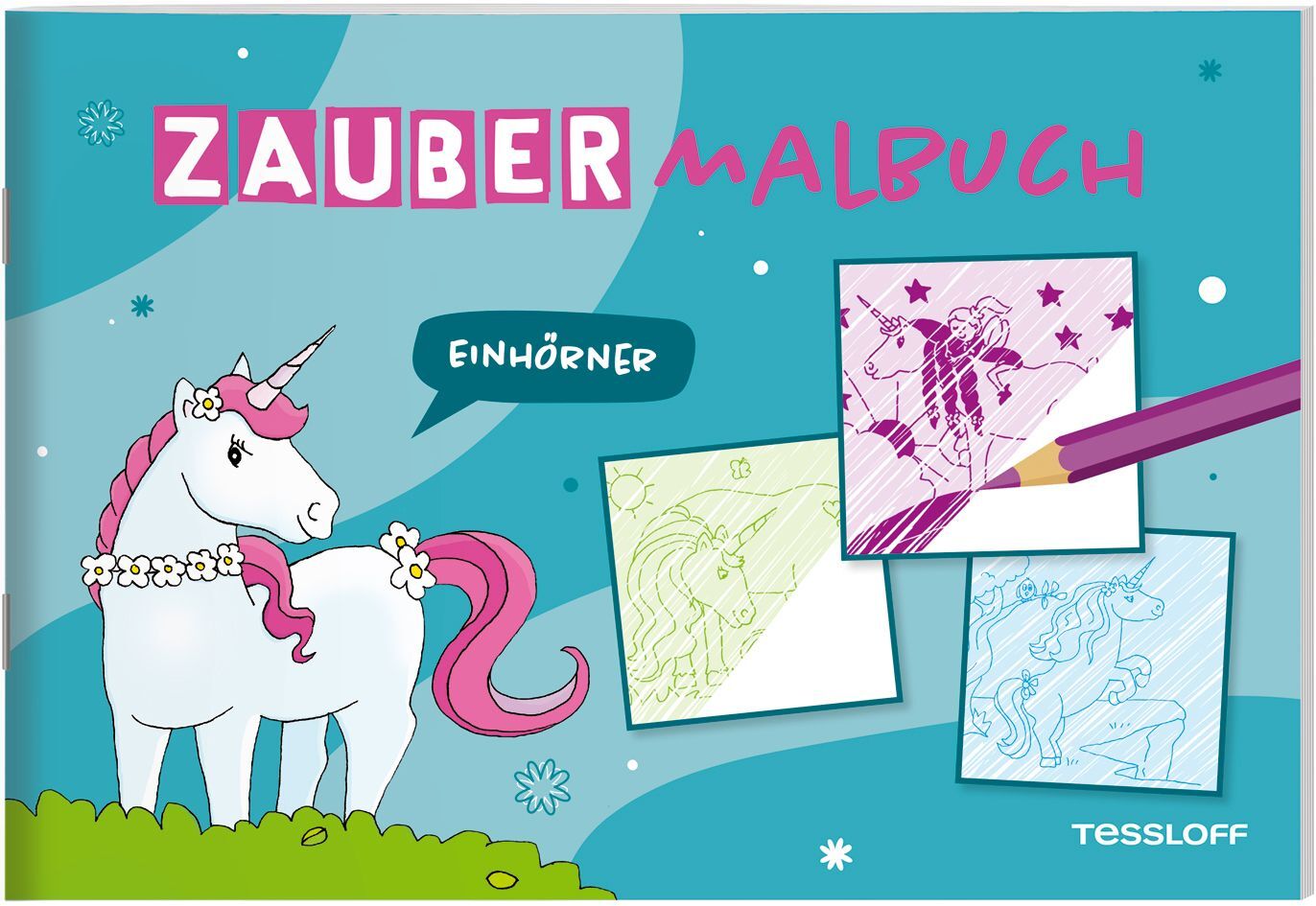 Zaubermalbuch. Einhörner main product photo