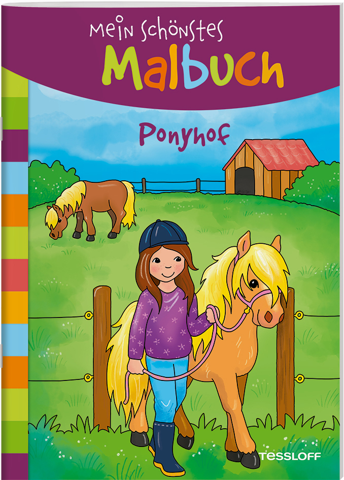 Mein schönstes Malbuch. Ponyhof main product photo