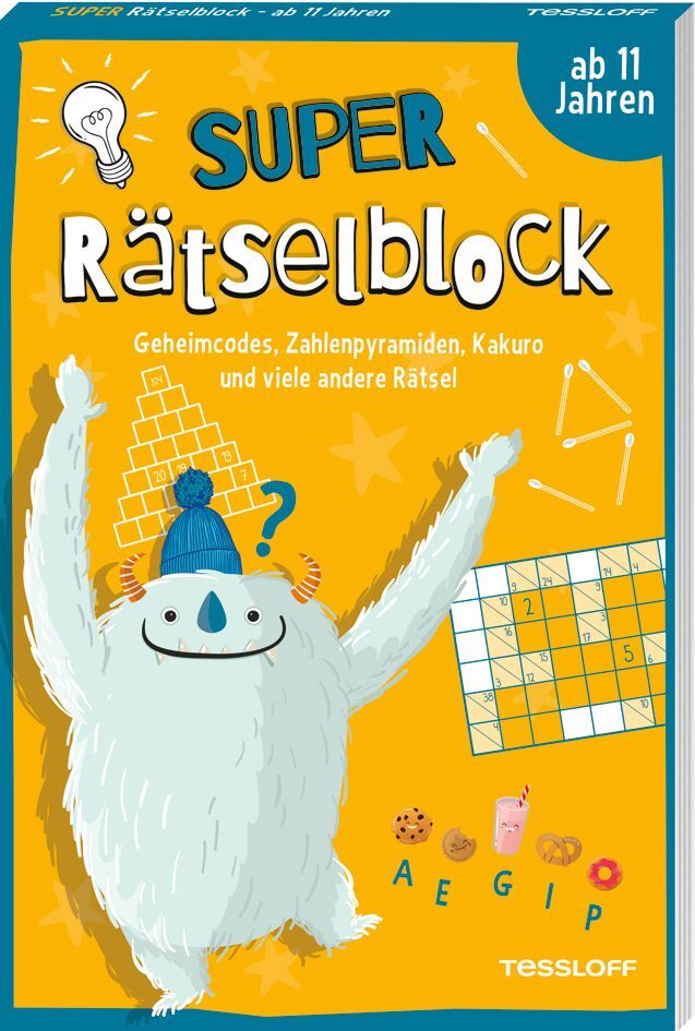 Super Rätselblock ab 11 Jahren. Geheimcodes, Zahlenpyramiden, Kakuro und viele andere Rätsel main product photo