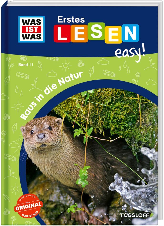 WAS IST WAS Erstes Lesen easy! Band 11. Raus in die Natur main product photo