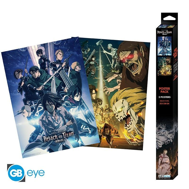 ATTACK ON TITAN Set 2 Chibi Posters - Set 2 (52x38) main product photo