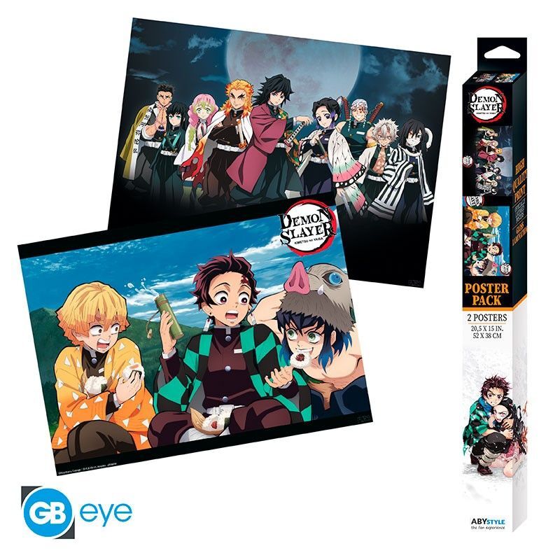 DEMON SLAYER Set 2 Chibi Posters - Series 2 (52x38) main product photo