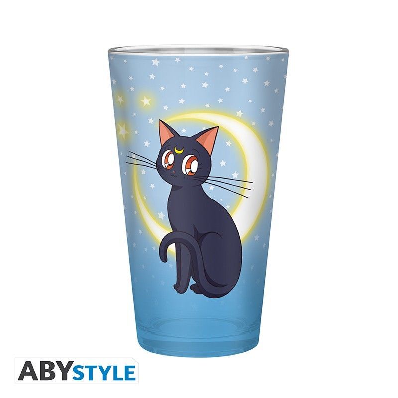 SAILOR MOON XL Glas 400ml - Luna & Artemis main product photo