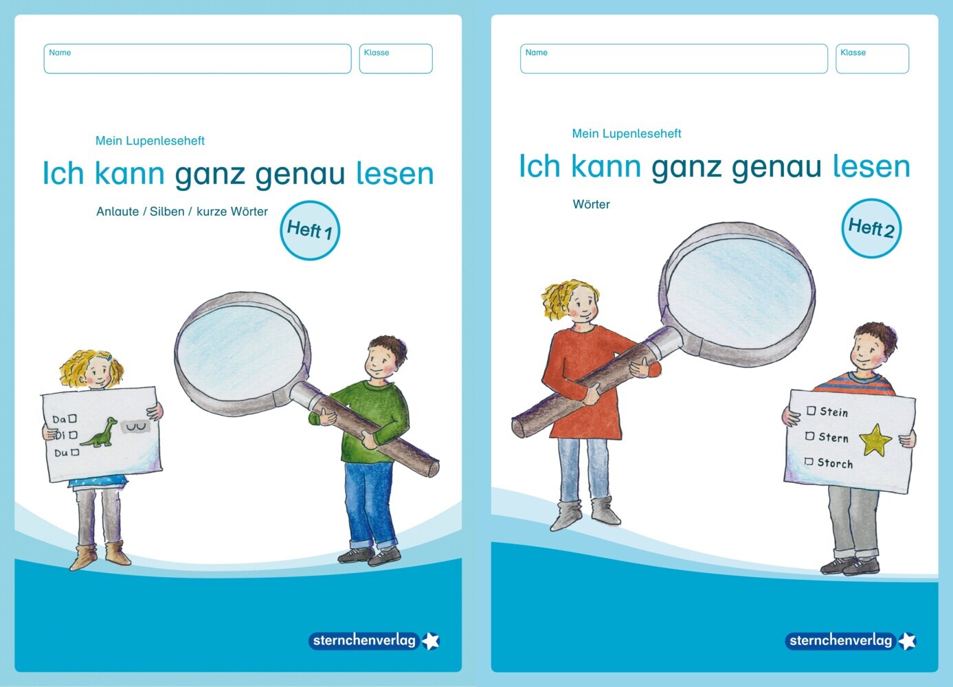 Mein Lupenleseheft 1 und 2 - Ich kann ganz genau lesen - main product photo