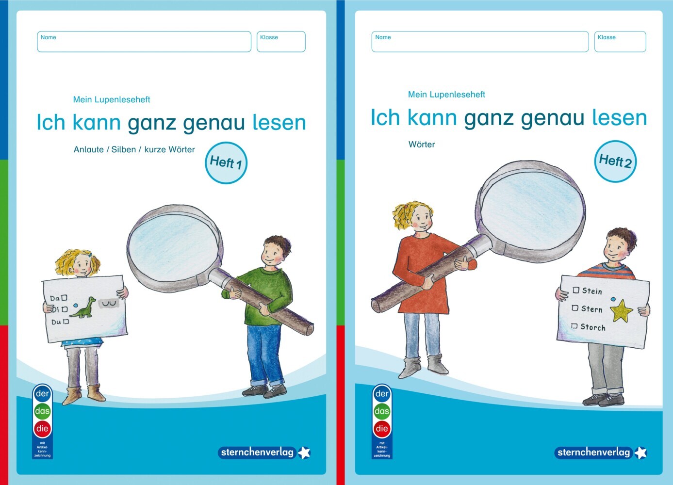 Mein Lupenleseheft 1 und 2 - Ich kann ganz genau lesen - DaZ - Ausgabe in Artikelkennzeichnung main product photo