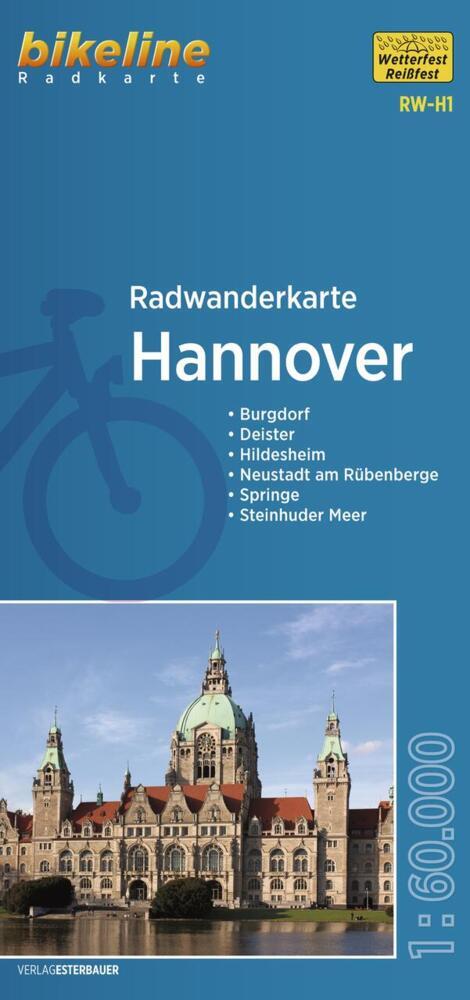 Radwanderkarte Hannover RW-H1 main product photo