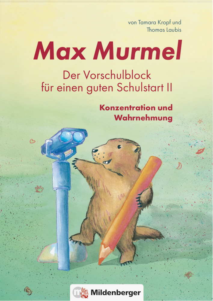 Max Murmel: Der Vorschulblock für einen guten Schulstart II main product photo