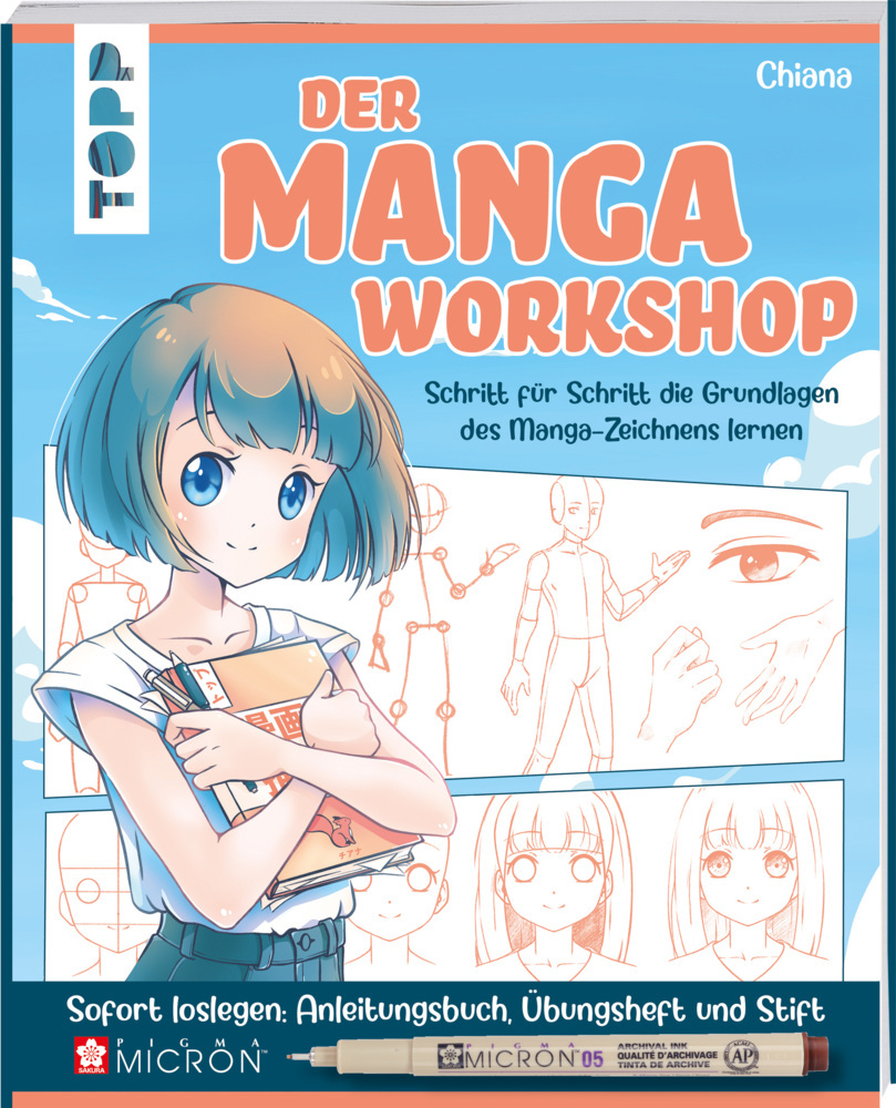 Der Manga-Workshop. Schritt für Schritt die Grundlagen des Manga-Zeichnens lernen main product photo