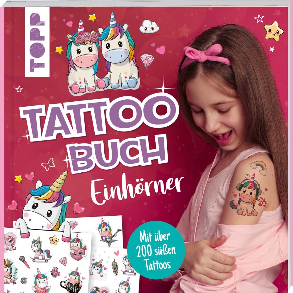 Tattoobuch Einhörner main product photo