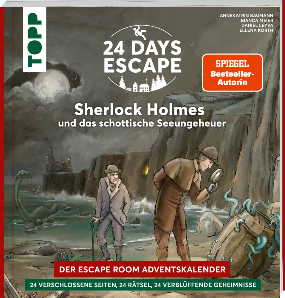 24 DAYS ESCAPE - Der Escape Room Adventskalender: Sherlock Holmes und das schottische Seeungeheuer main product photo