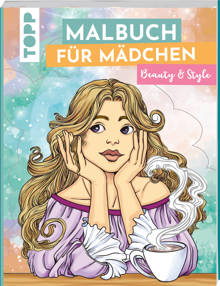 Malbuch für Mädchen Beauty & Style main product photo