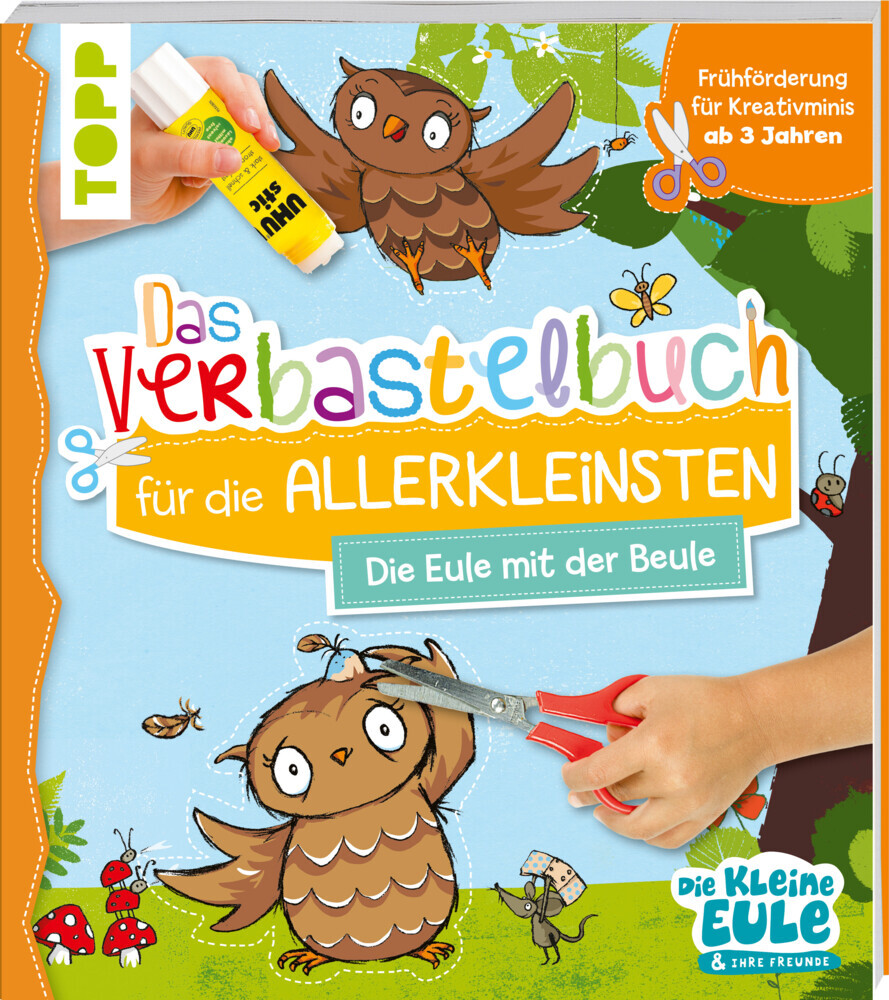 Verbastelbuch für die Allerkleinsten - Die Eule mit der Beule main product photo