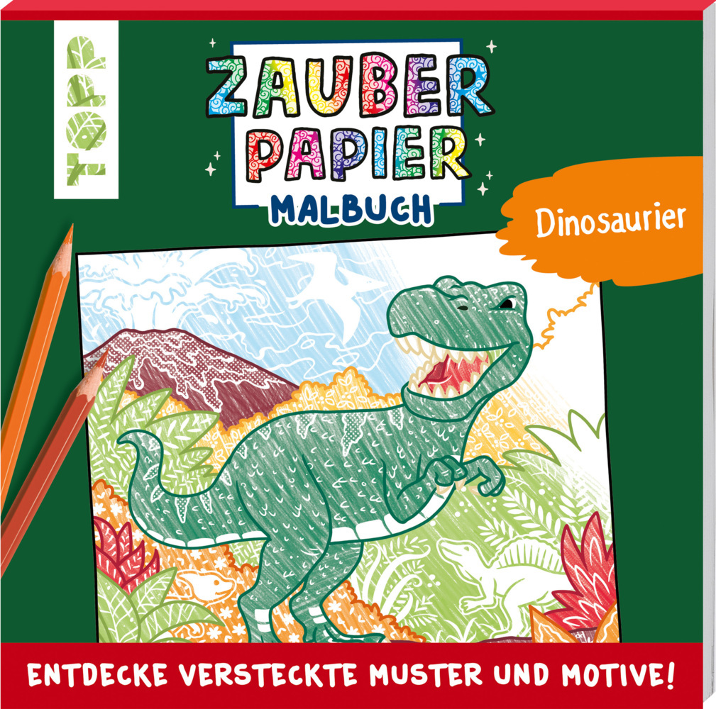 Zauberpapier Malbuch Dinosaurier main product photo