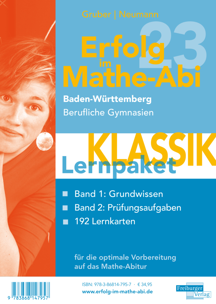 Erfolg im Mathe-Abi 2023 Lernpaket 'Klassik' Baden-Württemberg Berufliche Gymnasie, 3 Teile main product photo
