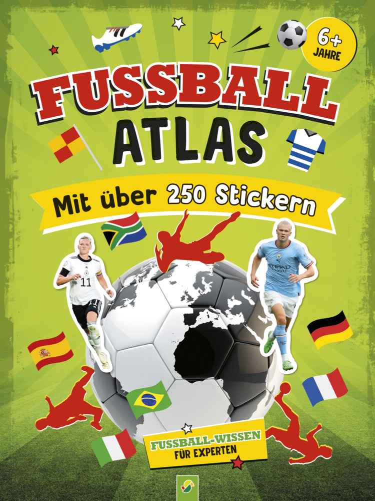 Fußball-Atlas. Mit über 250 Stickern main product photo