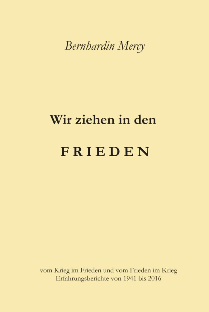 Wir ziehen in den Frieden main product photo