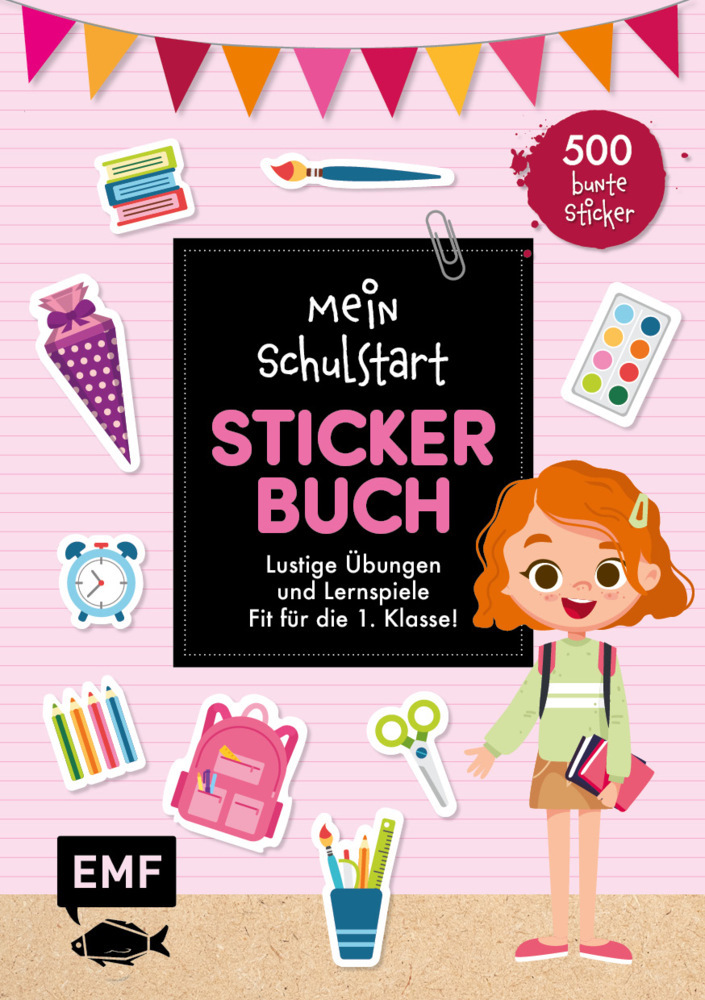 Mein Schulstart Stickerbuch (rosa) main product photo