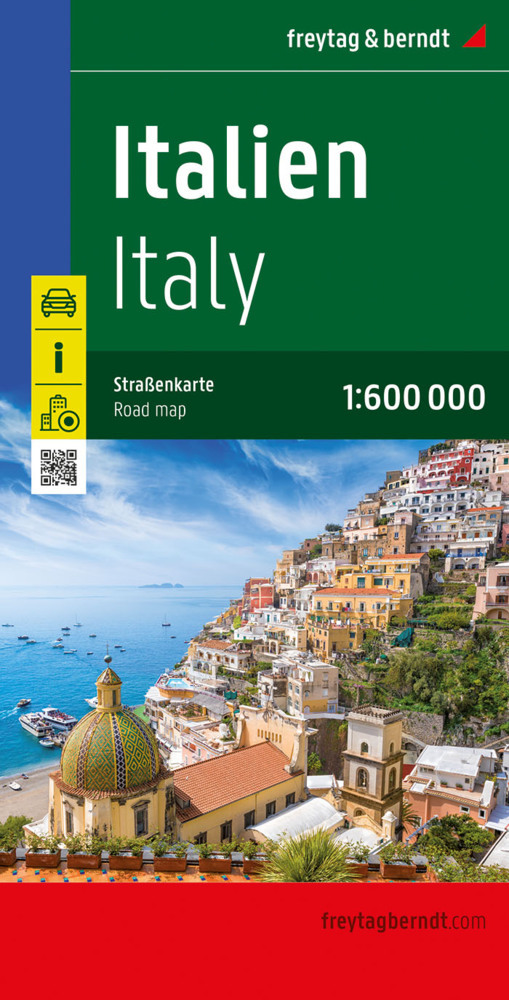 Italien, Straßenkarte 1:600.000, freytag & berndt main product photo