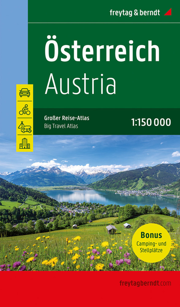 Österreich, Autoatlas 1:150.000, freytag & berndt main product photo