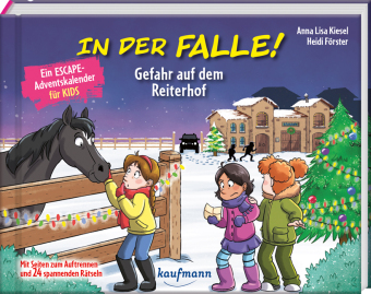 In der Falle! Gefahr auf dem Reiterhof  - Ein Escape-Adventskalender für Kids