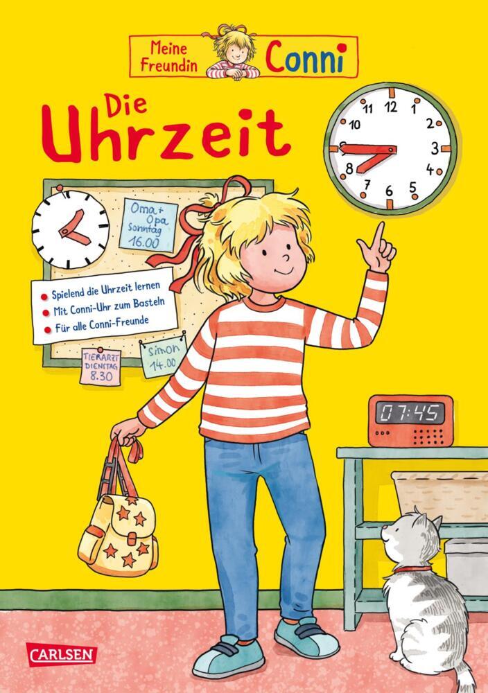 Conni Gelbe Reihe (Beschäftigungsbuch): Die Uhrzeit | Der Klassiker komplett überarbeitet main product photo