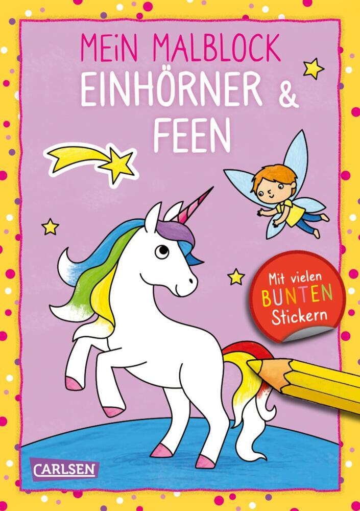 Mein Malblock: Einhörner & Feen main product photo