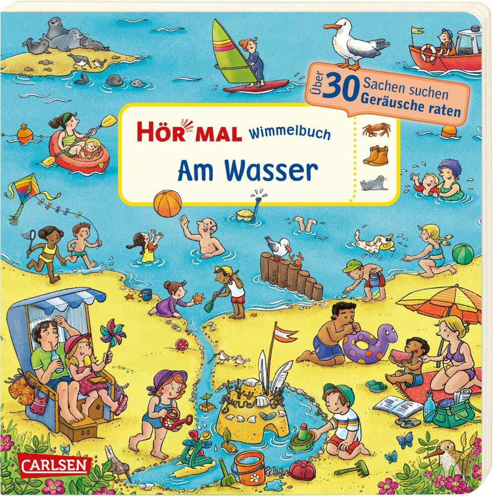 Hör mal (Soundbuch): Wimmelbuch: Am Wasser main product photo