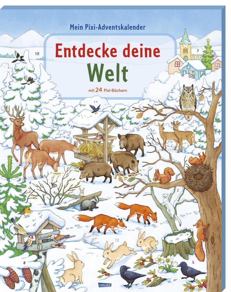 Pixi "Entdecke" Adventskalender, m. 14 Buch, m. 6 Buch, m. 4 Buch main product photo
