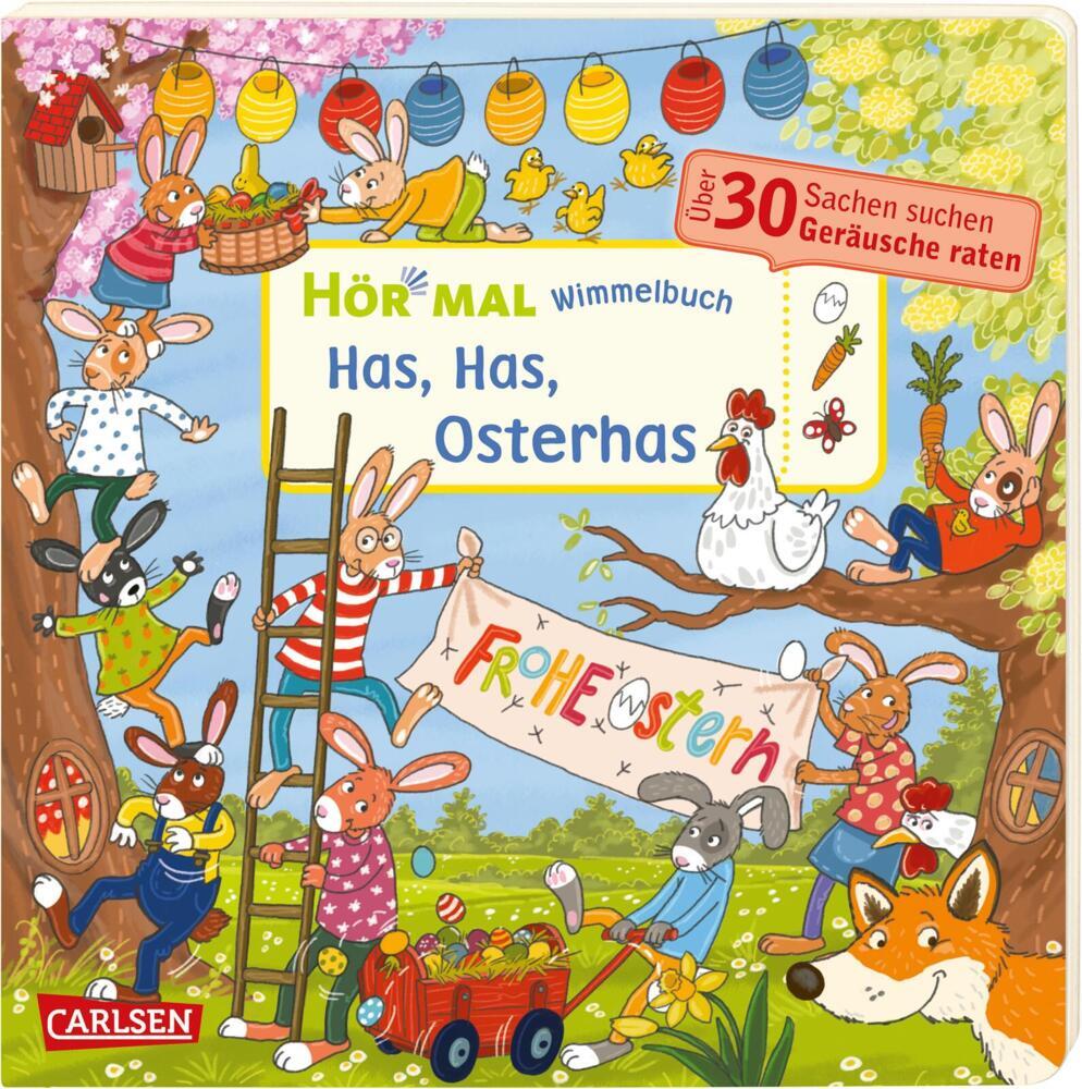 Hör mal (Soundbuch): Wimmelbuch: Has, Has, Osterhas main product photo