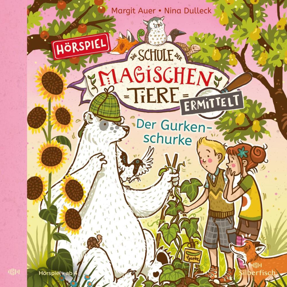 Die Schule der magischen Tiere ermittelt - Hörspiele 5: Der Gurkenschurke, 1 Audio-CD main product photo