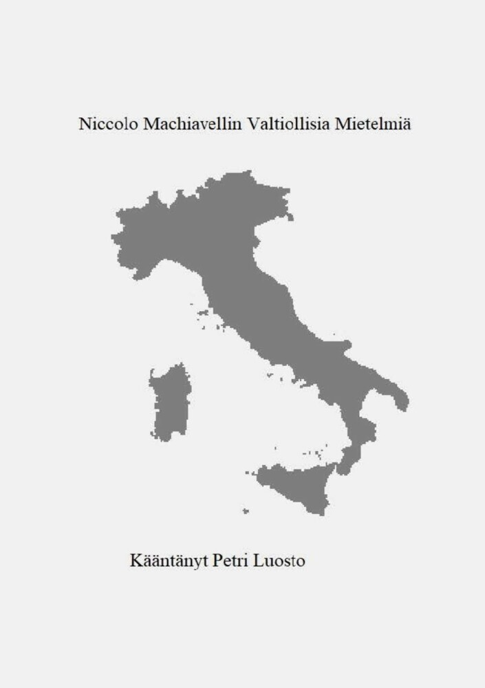 Niccolo Machiavellin valtiollisia mietelmiä main product photo
