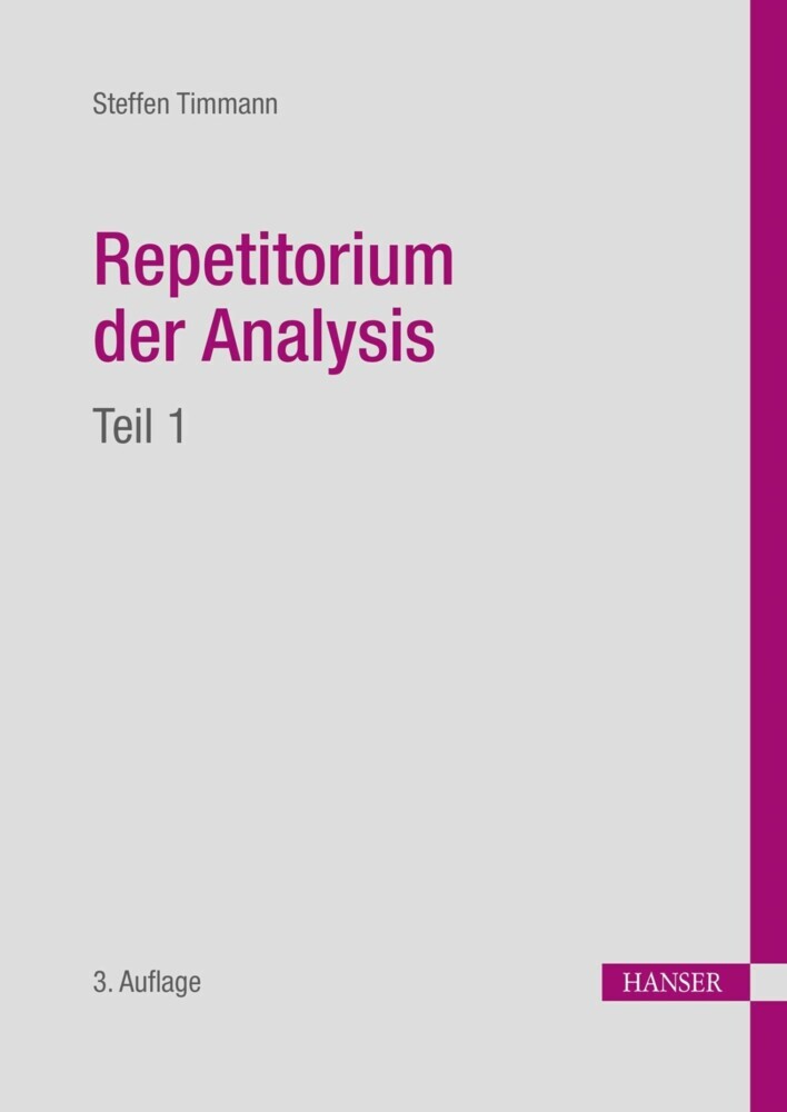 Repetitorium der Analysis, Teil 1 main product photo