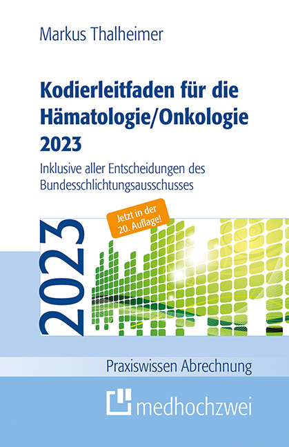 Kodierleitfaden für die Hämatologie/Onkologie 2023 main product photo