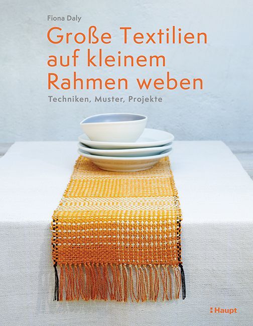 Große Textilien auf kleinem Rahmen weben main product photo