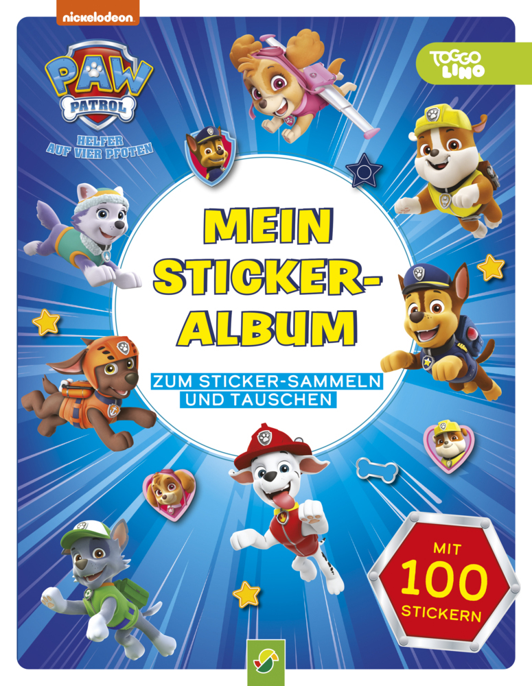 PAW Patrol Mein Stickeralbum mit 100 Stickern main product photo