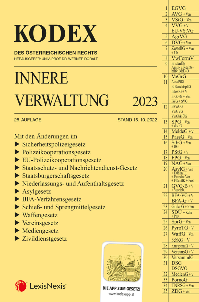 KODEX Innere Verwaltung 2023 - inkl. App main product photo