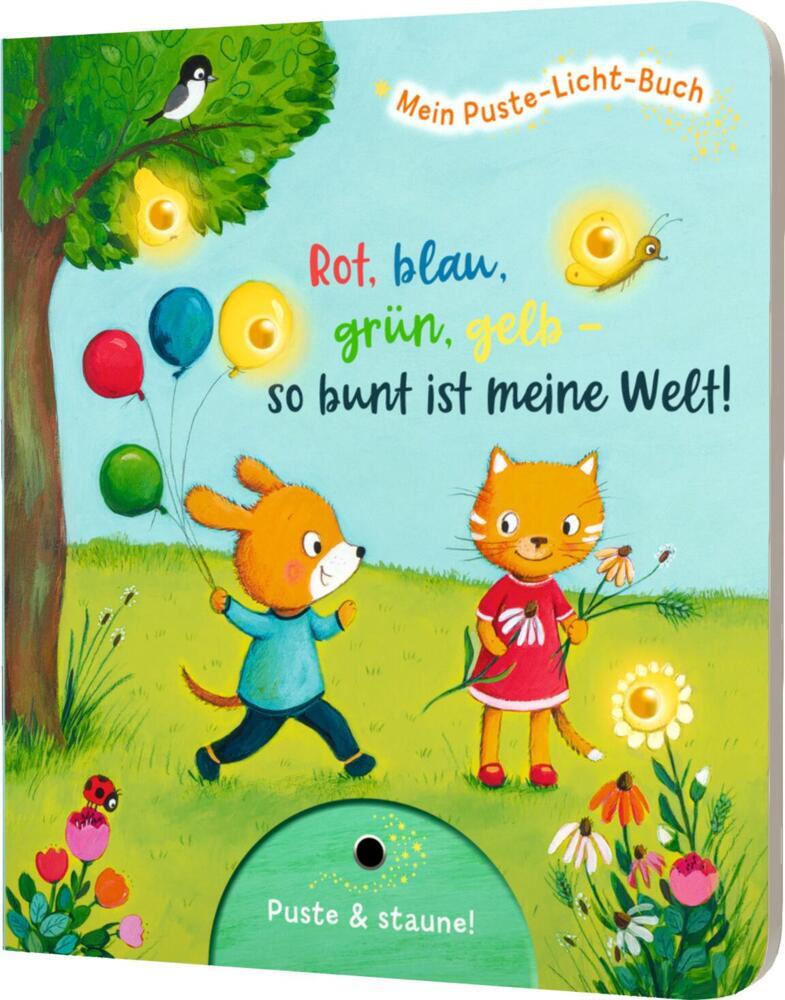 Mein Puste-Licht-Buch: Rot, blau, grün, gelb - so bunt ist meine Welt! main product photo