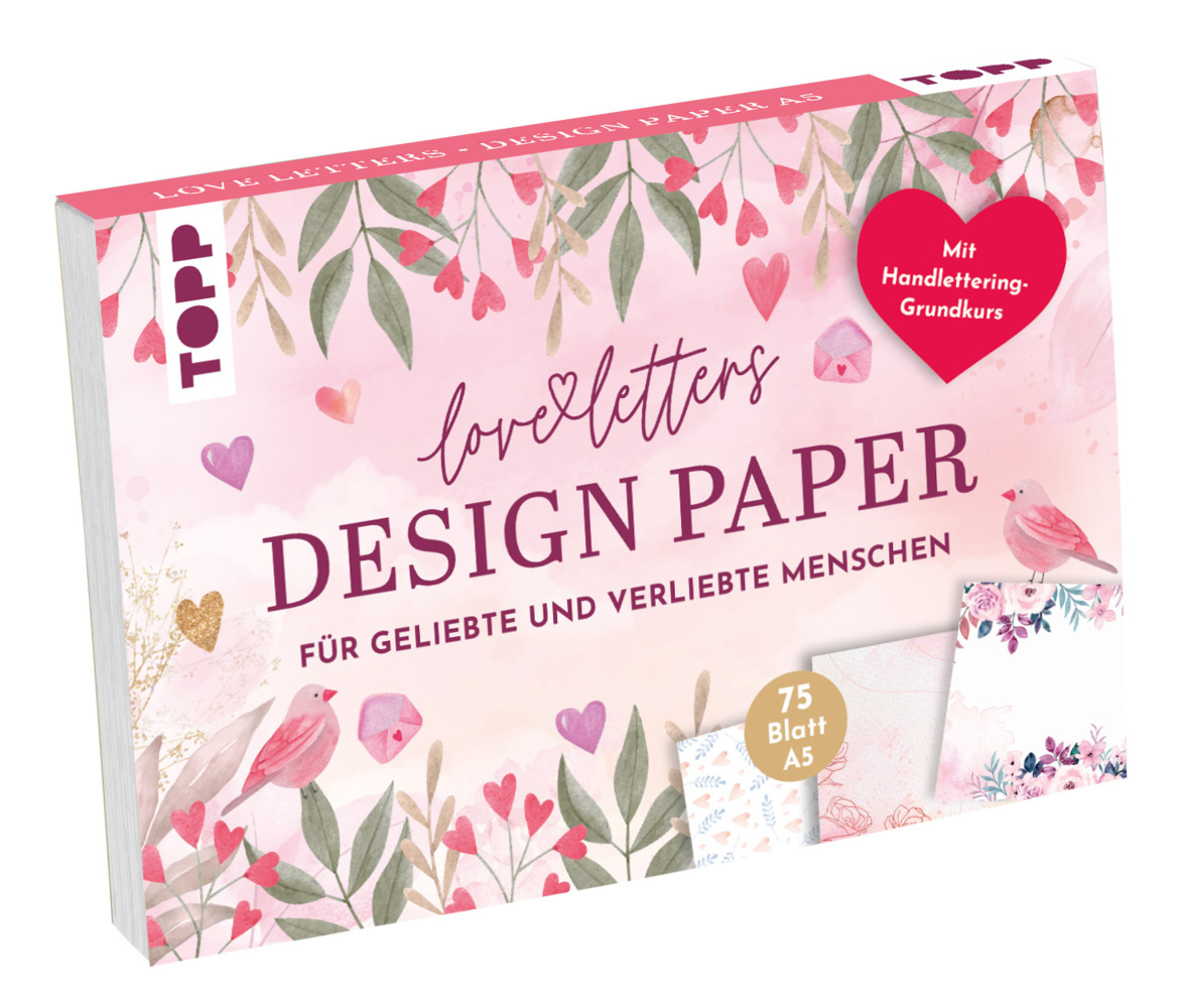 Design Paper Love Letters A5 main product photo