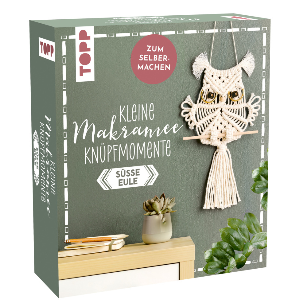 Kleine Knüpfmomente: Makramee-Knüpf-Set - Süße Eule main product photo