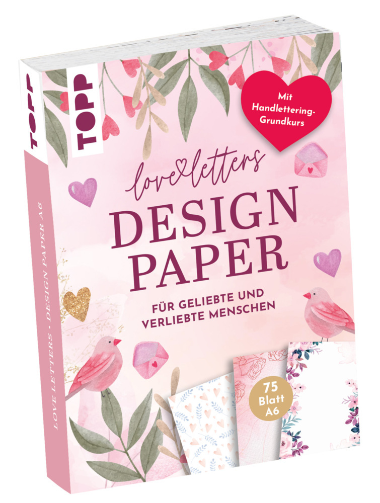 Design Paper Love Letters A6 main product photo