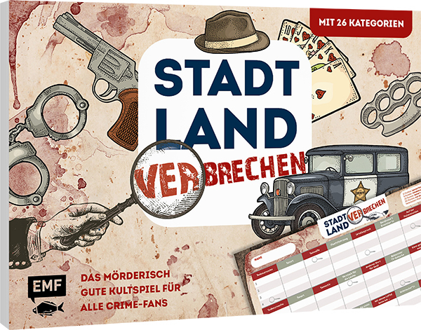 Stadt, Land, Verbrechen - Das mörderisch gute Kultspiel für alle Crime-Fans main product photo