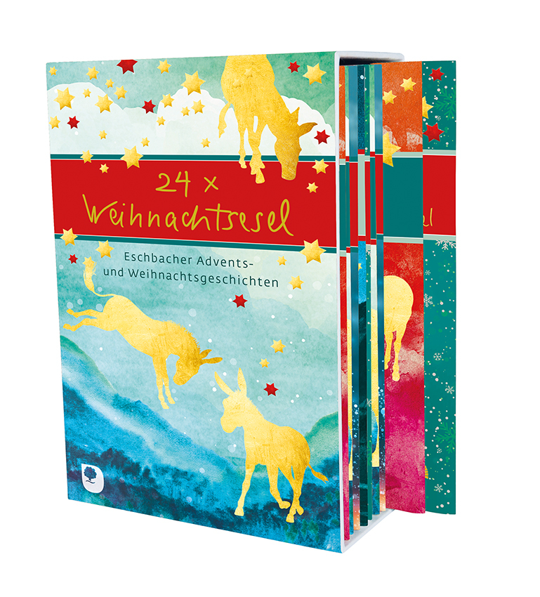 24 x Weihnachtsesel main product photo