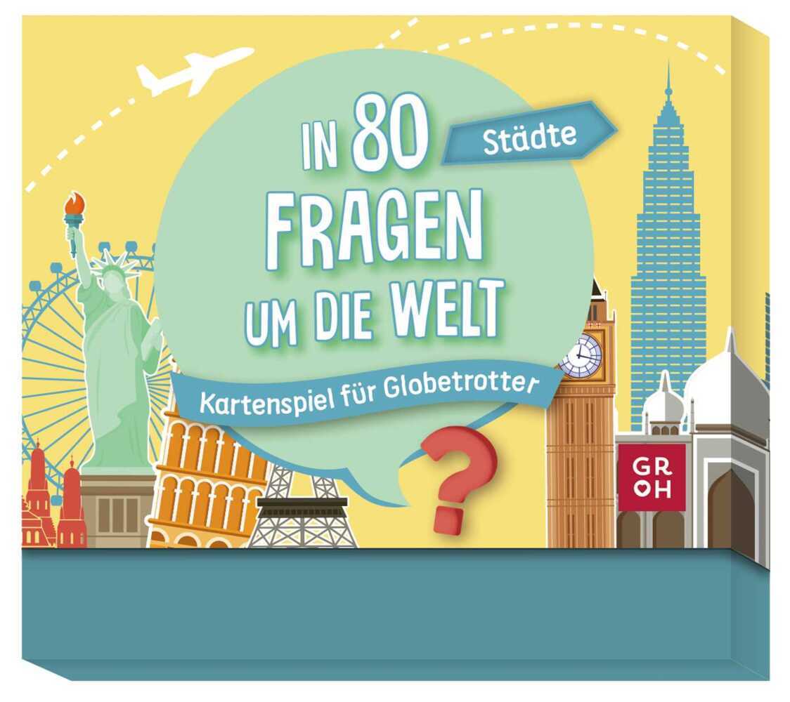 In 80 Fragen um die Welt - Städte: Kartenspiel für Globetrotter main product photo