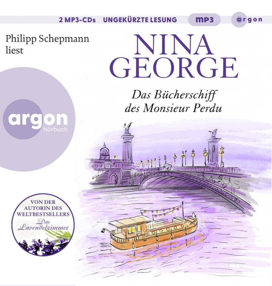 Das Bücherschiff des Monsieur Perdu, 2 Audio-CD, 2 MP3 main product photo