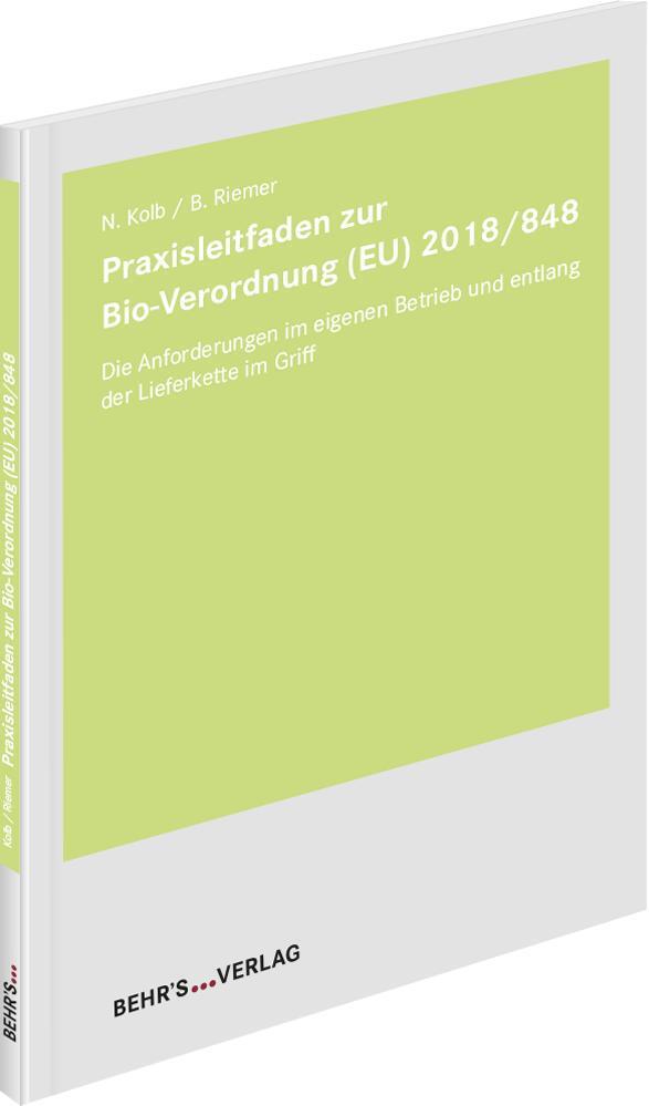 Praxisleitfaden zur Bio-Verordnung (EU) 2018/848 main product photo