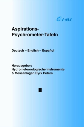Tafeln zum Sättigungsdampfdruck über Eis und Wasser